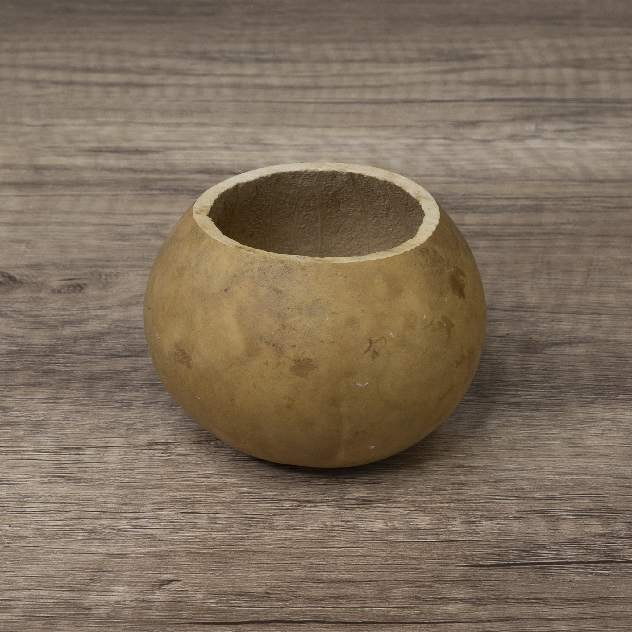 Dried 4" Straight Cut Gourd Bowl