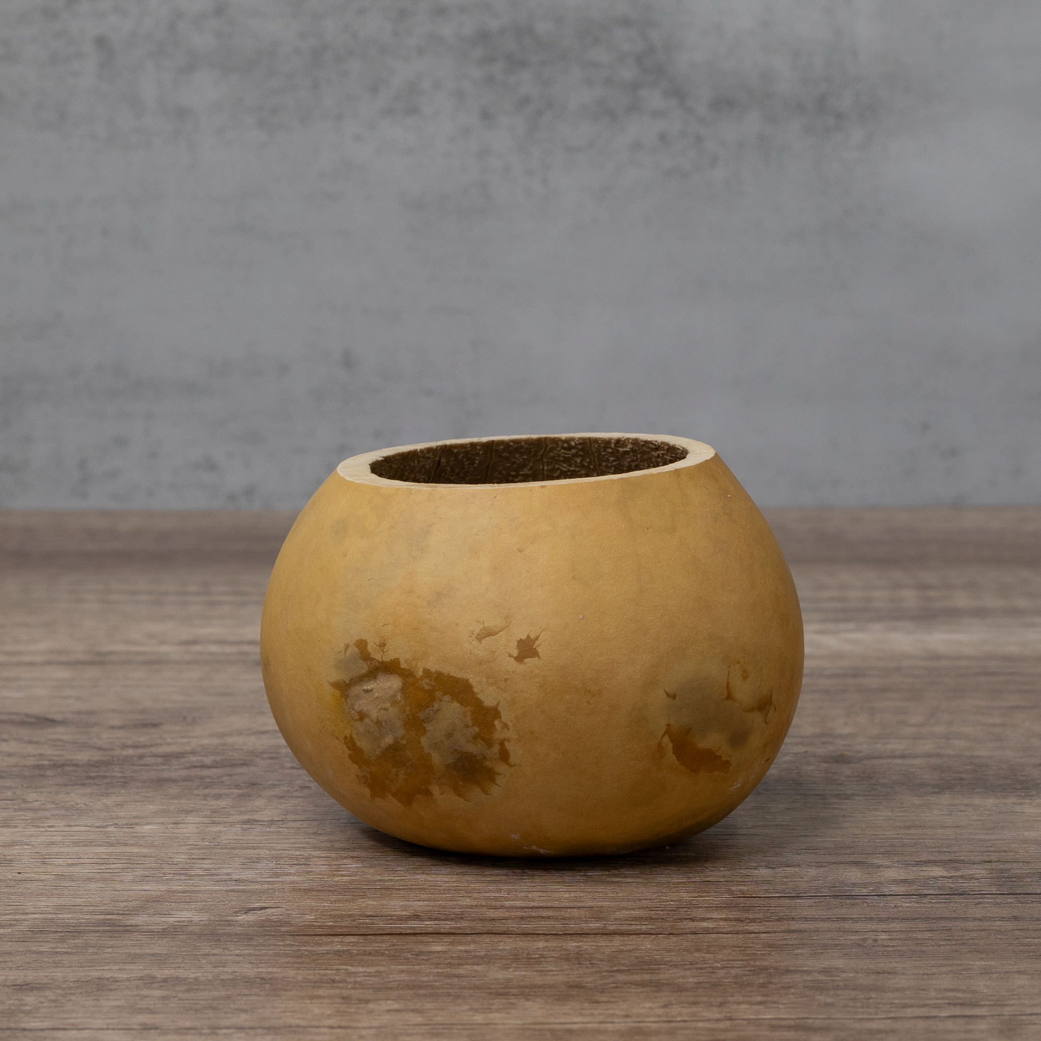 Dried 4" Straight Cut Gourd Bowl