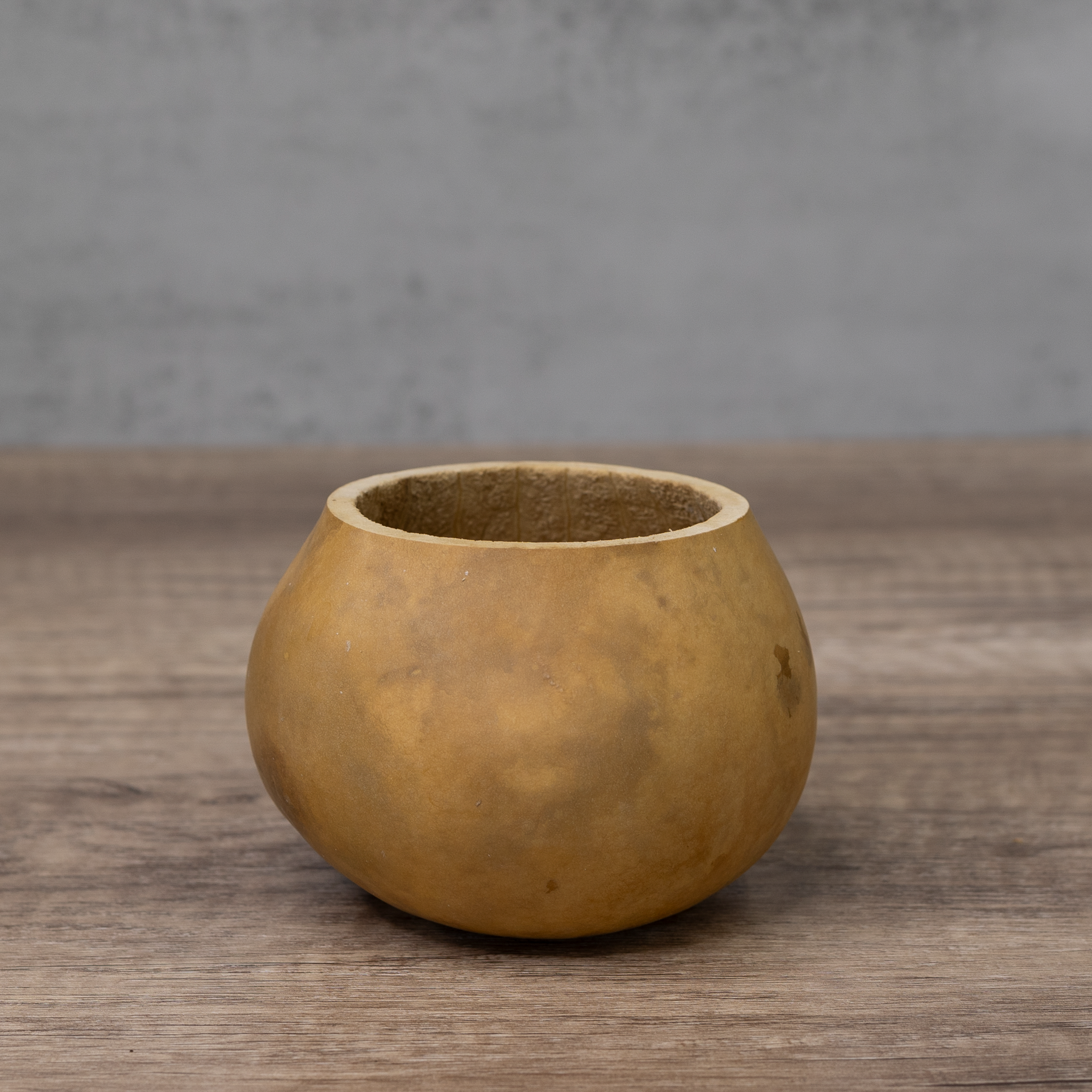 Dried 4" Straight Cut Gourd Bowl