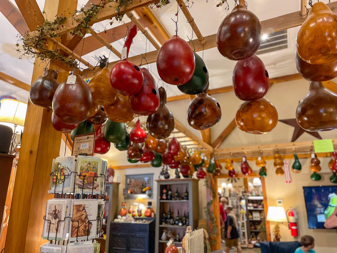 Meadowbrooke Gourds Gift Shop Outdoor Gourd Birdhouses