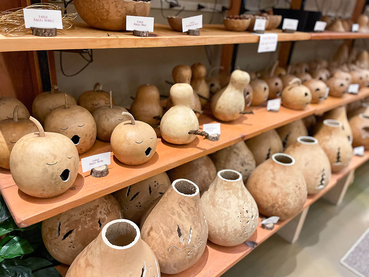 Raw gourd kits at Meadowbrooke Gourds