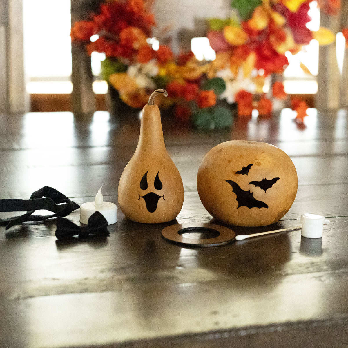 Jake Ghost Gourd Craft Kit at Meadowbrooke Gourds. 