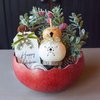 Julia angel gourd gift basket at Meadowbrooke Gourds