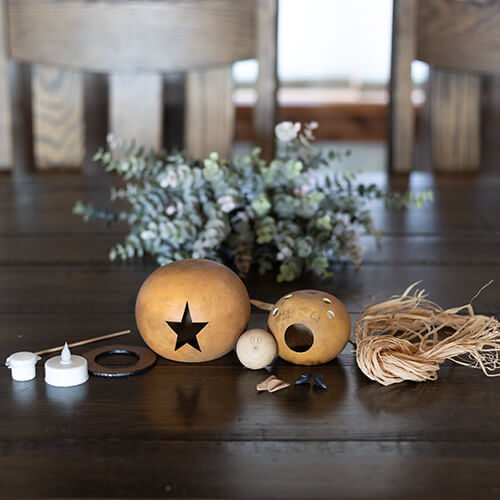 Cow Craft Kit at Meadowbrooke Gourds. 