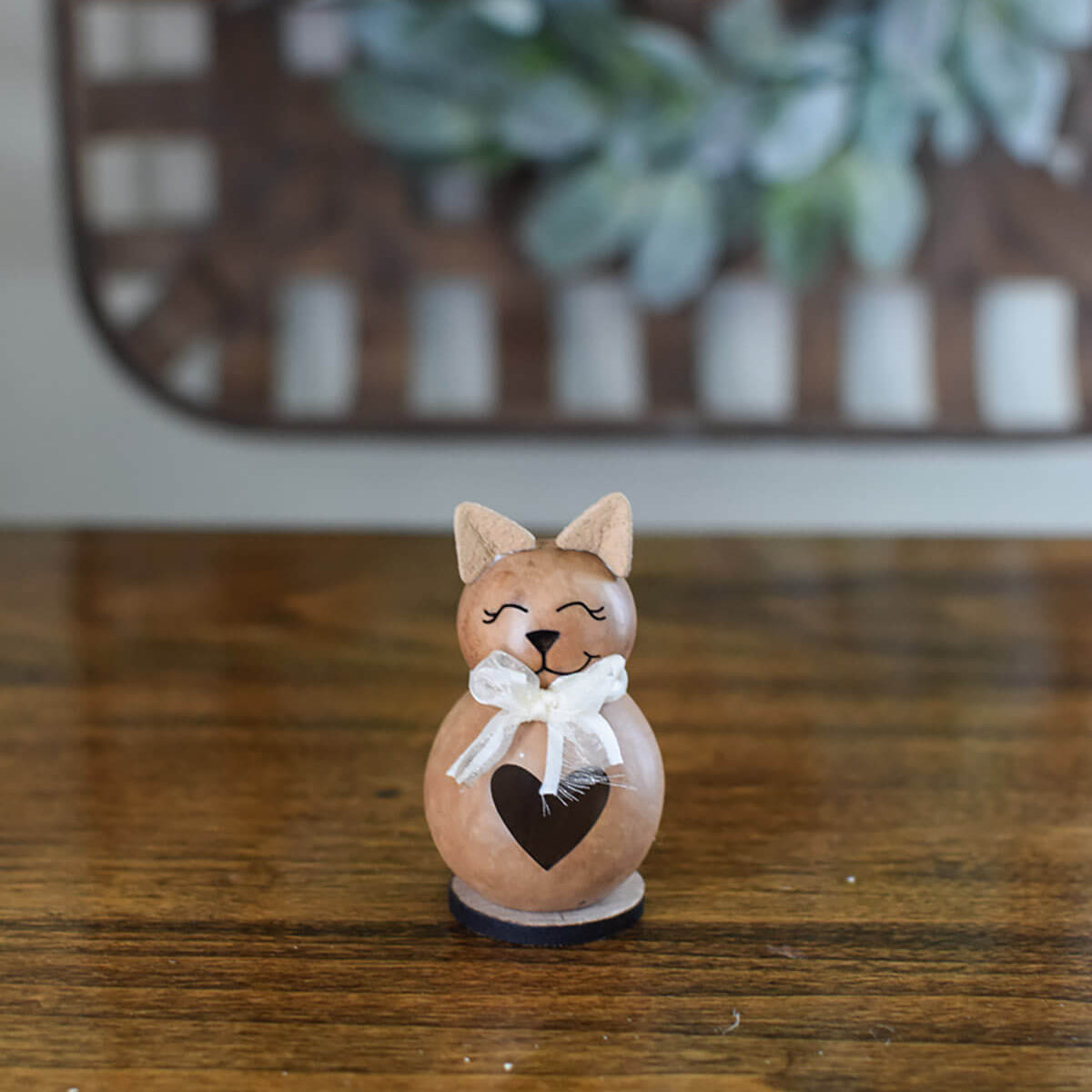 Little Katie cat gourd at Meadowbrooke Gourds