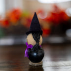 Lil Cora Witch Gourd Side View at Meadowbrooke Gourds. 