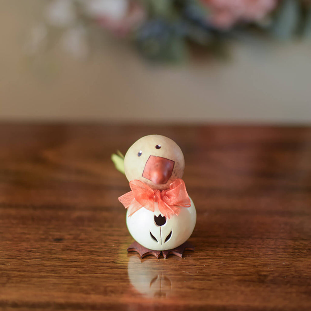 Handcrafted Lil Dillard Duck Gourd — Small Spring Easter Decor