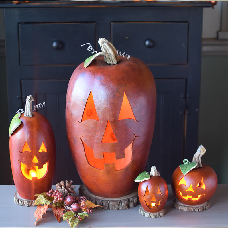 Lucas gourd family at Meadowbrooke Gourds