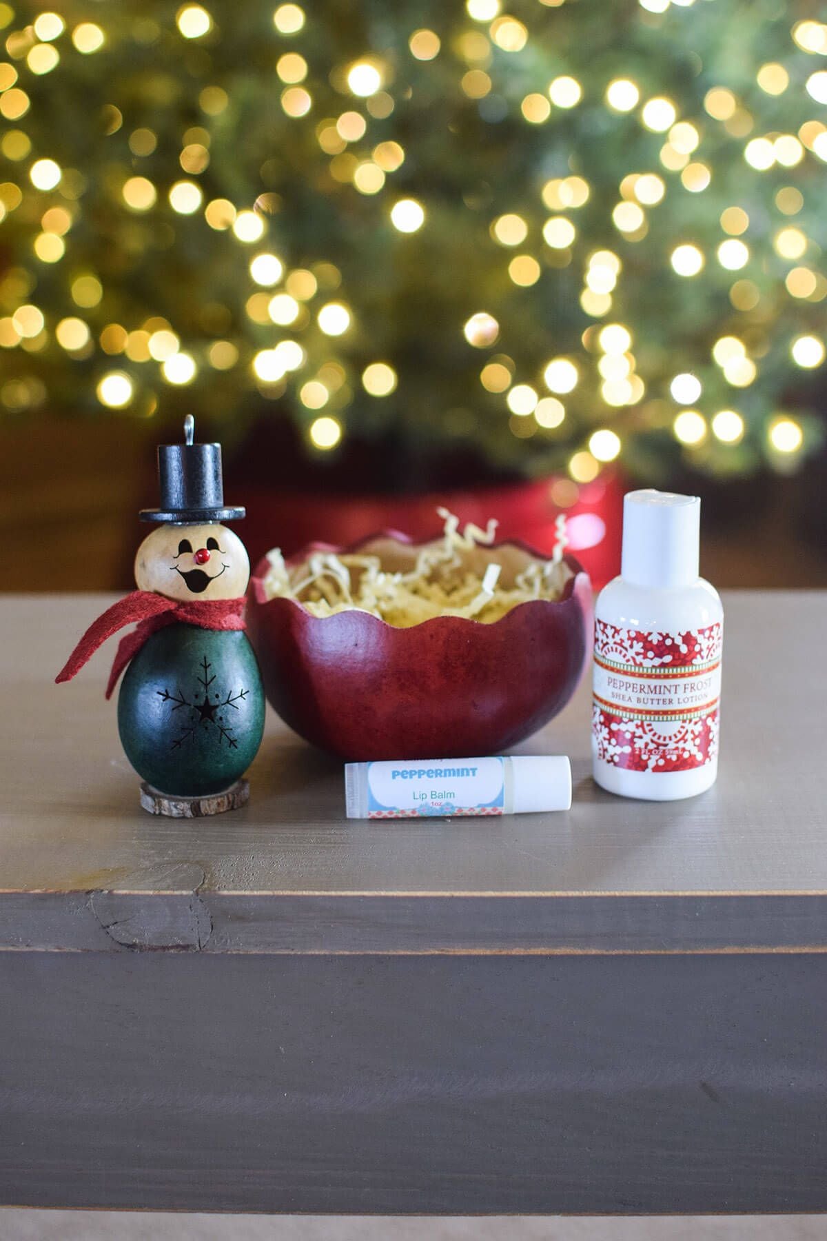 Little Pinewood gourd gift basket at Meadowbrooke Gourds