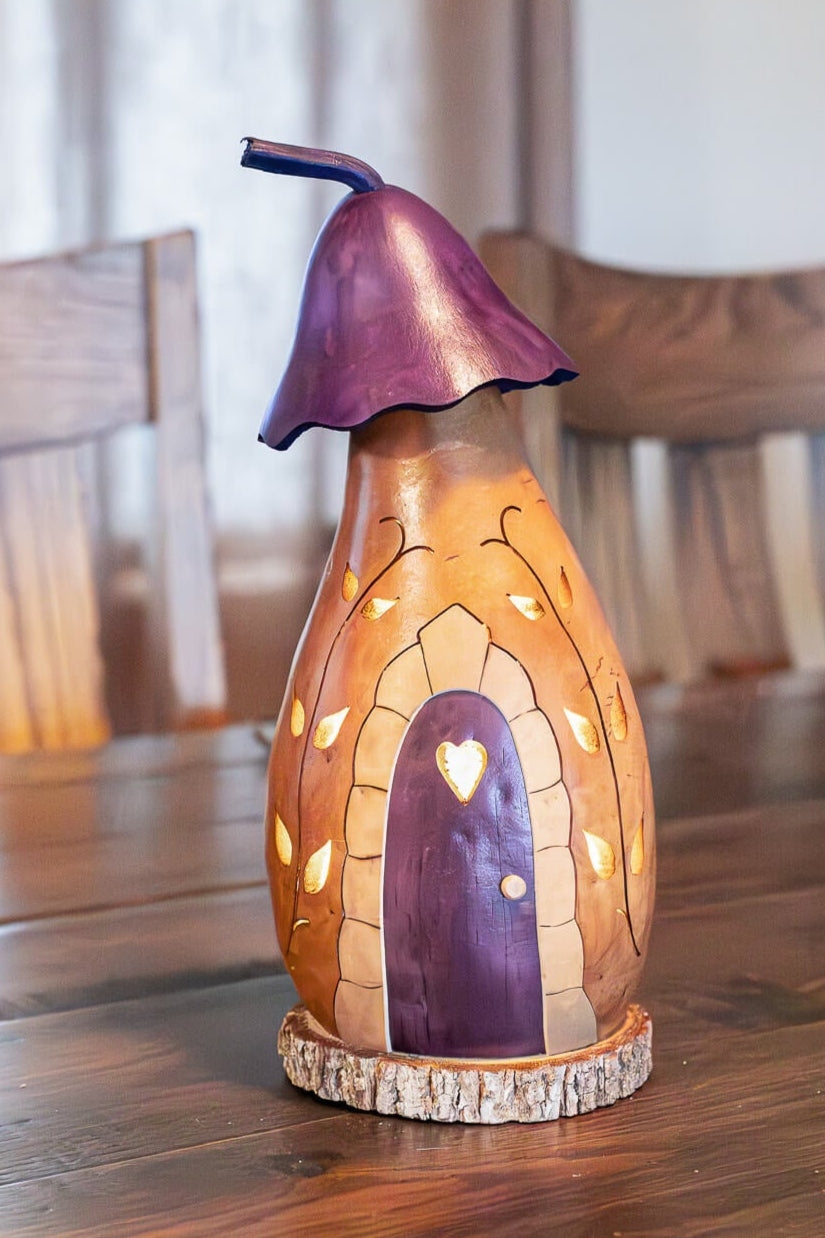Mushroom Cottage - Purple