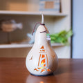 Lighthouse - Miniature Gourd Design by Meadowbrooke Gourds - Front View