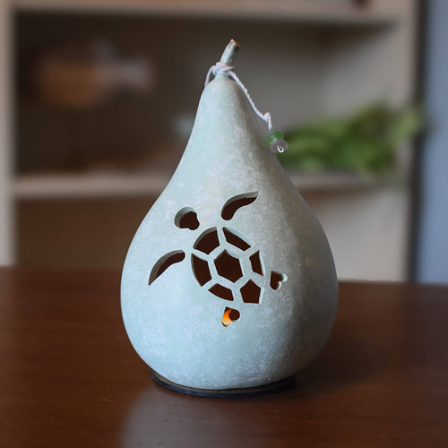 Miniature sea turtle gourd at Meadowbrooke Gourds
