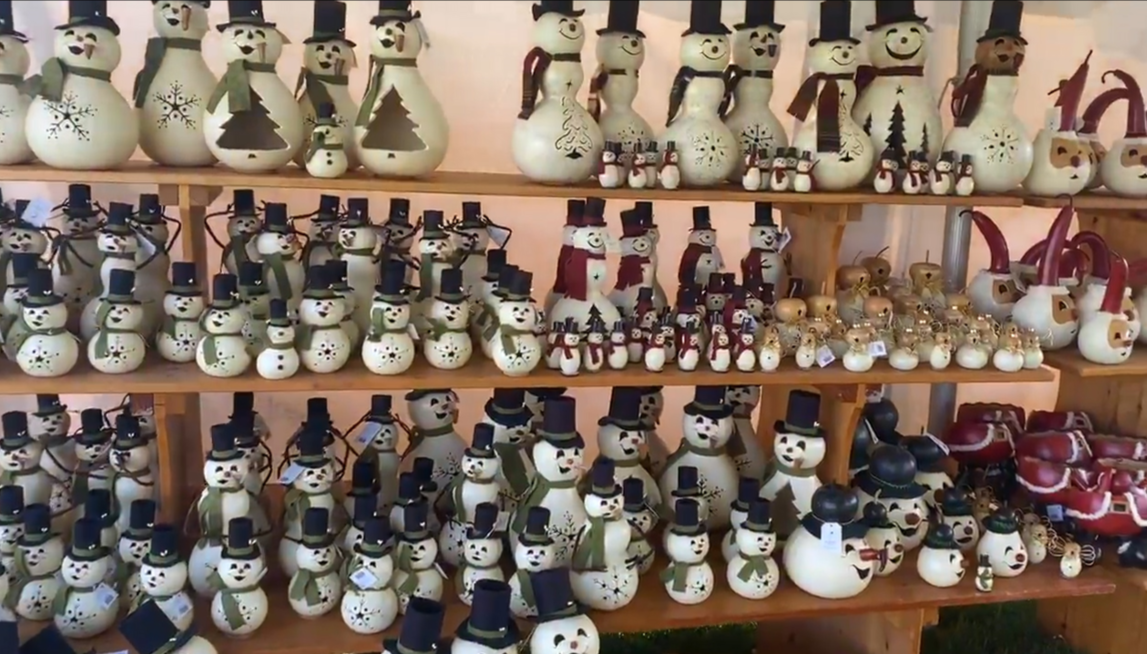 Winter gourds at Meadowbrooke Gourds