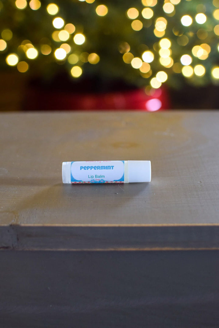 Peppermint lip balm
