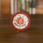 Mystery boo bag fall decor, pumpkin with acorn and greens coaster.