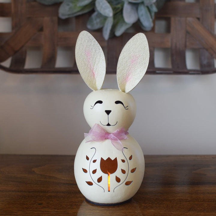 Miniature poppy the bunny gourd at Meadowbrooke Gourds