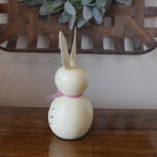 Poppy Miniature Gourd Bunny - Side View at Meadowbrooke Gourds. 