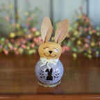 Tiny purple Willow the bunny gourd at Meadowbrooke Gourds