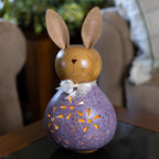 Willow Bunny Medium Lit Gourd at Meadowbrooke Gourds. 
