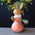 Willow Medium Lit Orange Bunny at Meadowbrooke Gourds. 