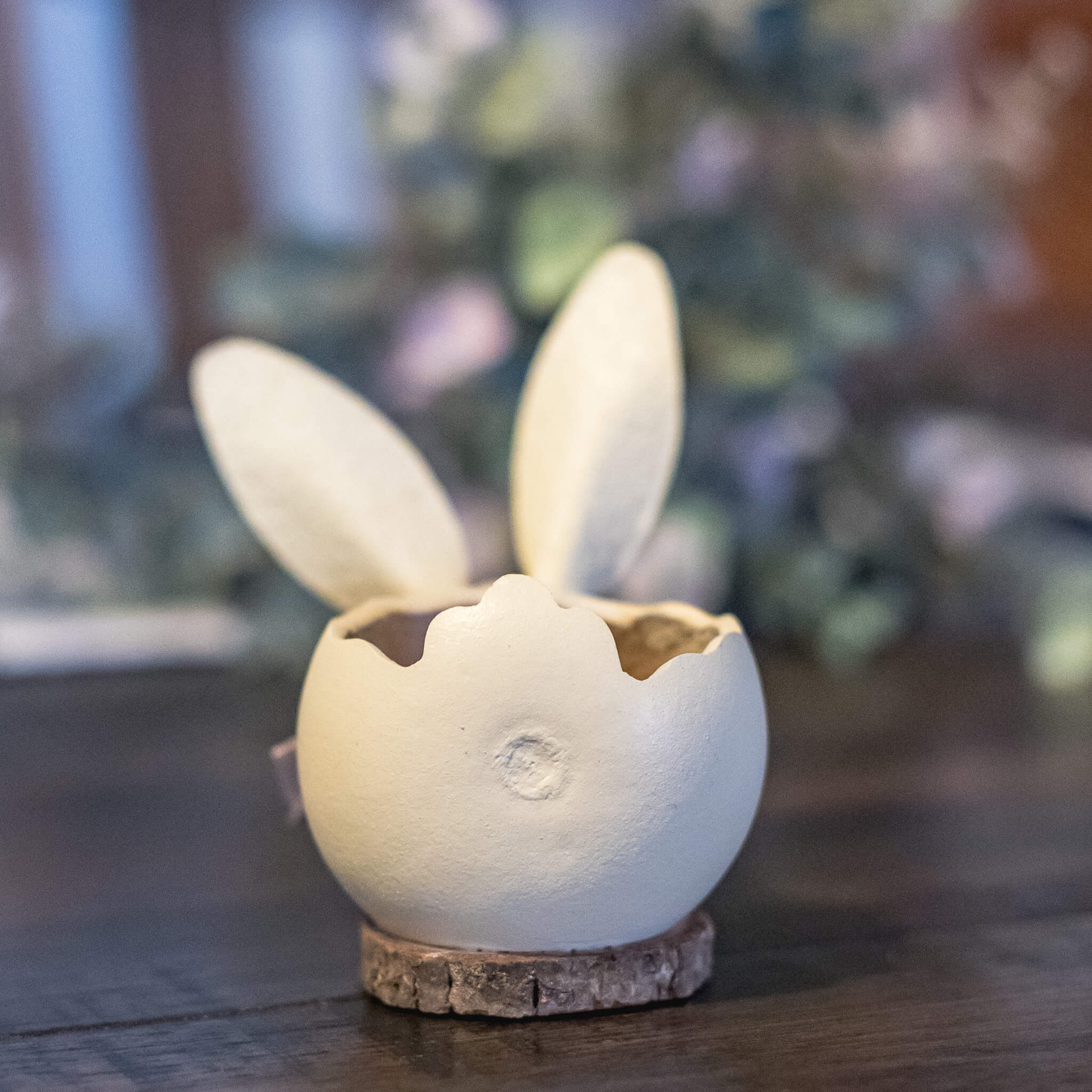 Tiny Lilly Bunny Basket Gourd at Meadowbrooke Gourds. 