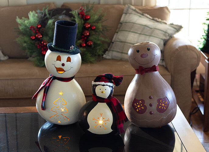 Winter Create Your Own VIP Snowman, Penguin and Gingerbread Man
