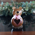 Valentine Bear gourd at Meadowbrooke Gourds. 
