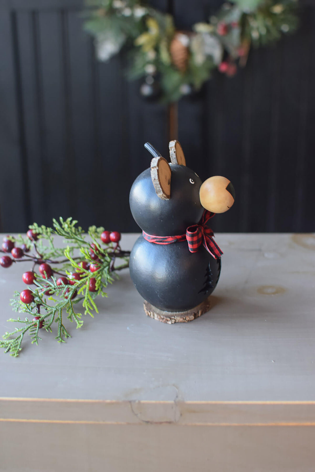 Tiny Brooks Gourd Bear Right Side View