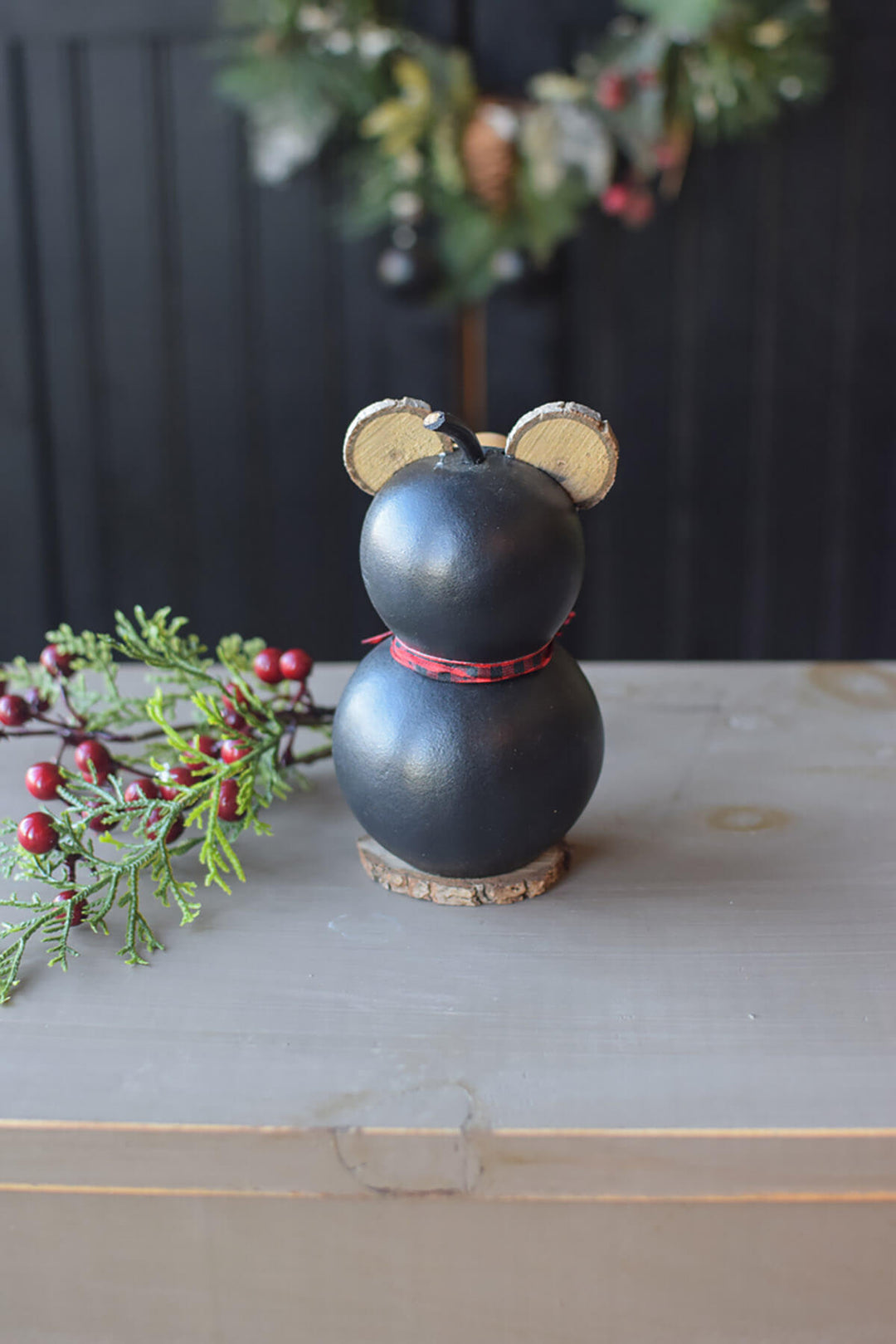 Tiny Brooks Gourd Bear Back View