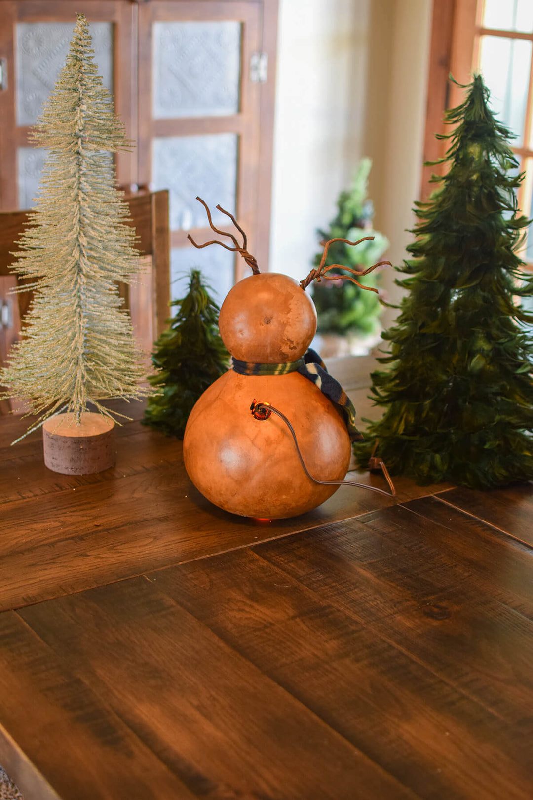 Dash Large Lit Reindeer at Meadowbrooke Gourds.  Back View