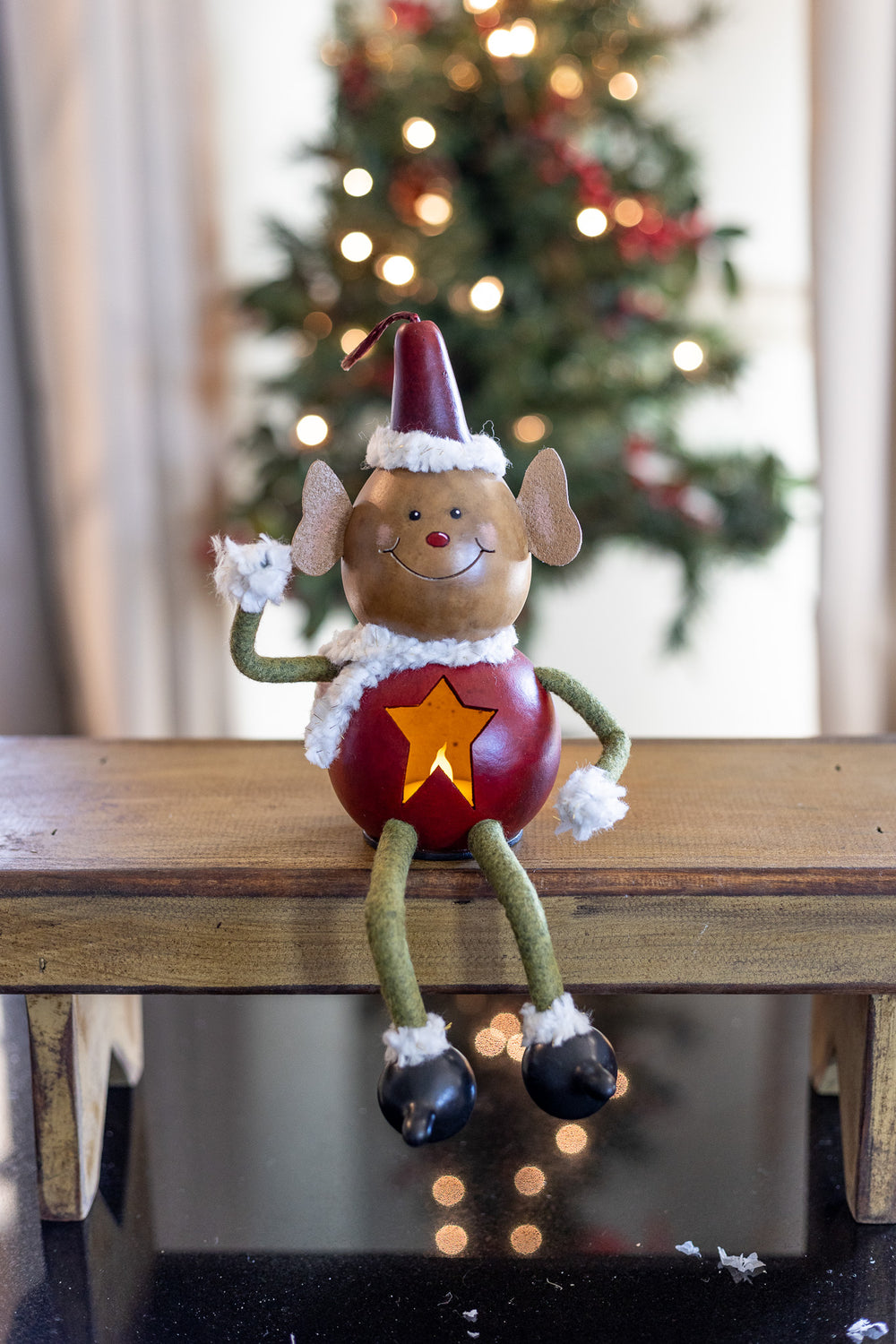 Eli the Elf Gourd at Meadowbrooke Gourds. 