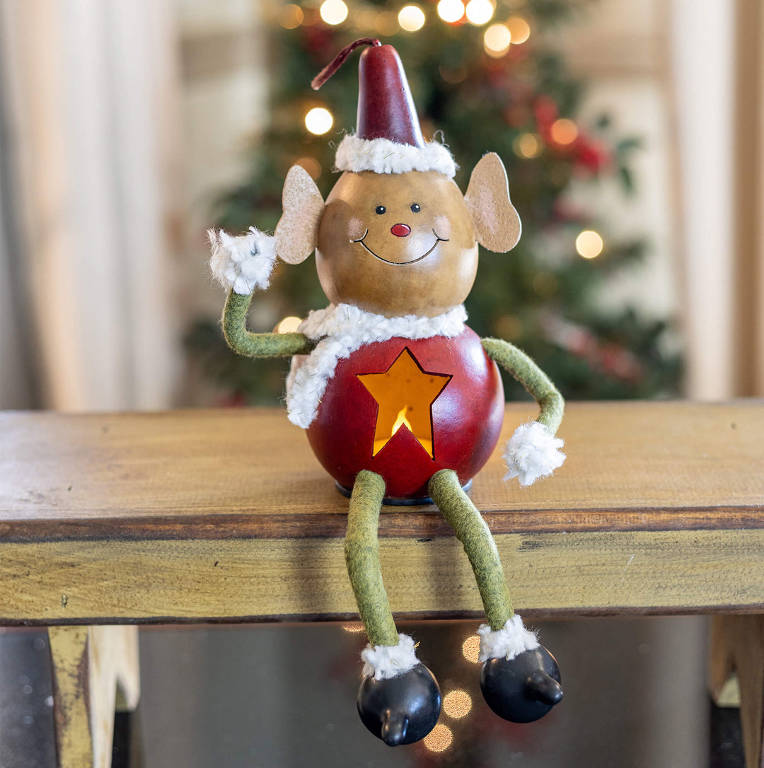 Eli the Elf Gourd at Meadowbrooke Gourds. 