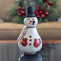 Finn Snowman Gourd at Meadowbrooke Gourds. 