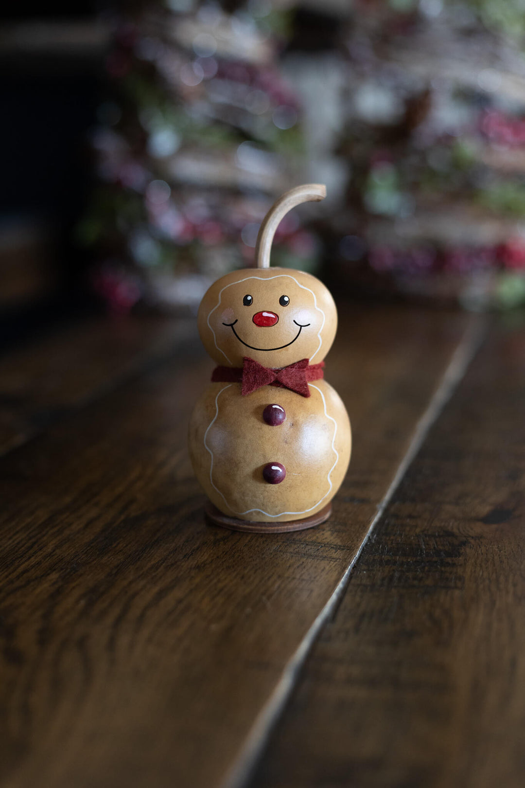 GIngerbread Man Gourd at Meadowbrooke Gourds. 