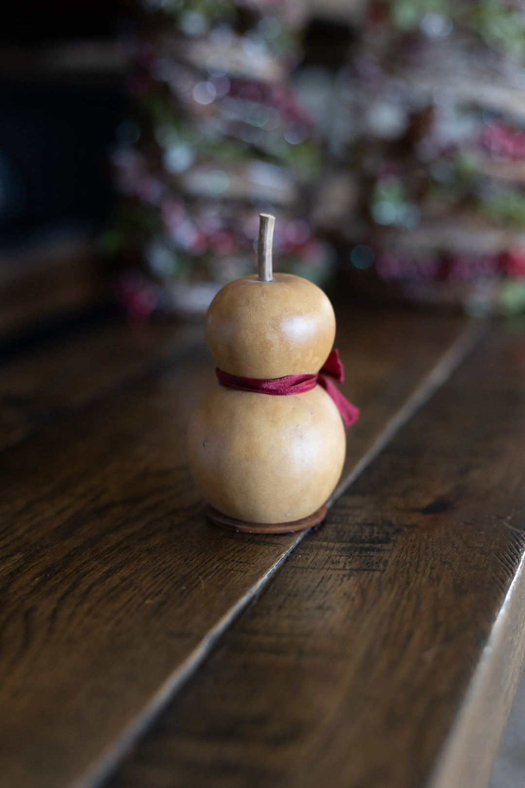 Gingerbread Lady Gourd Back View at Meadowbrooke Gourds.