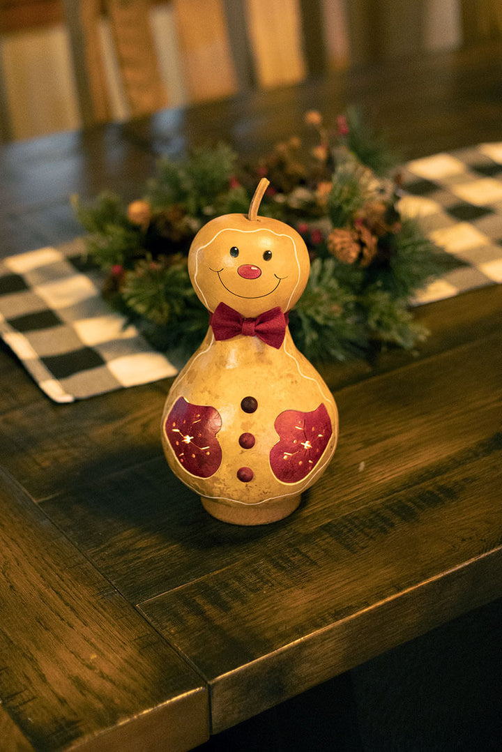 Gingerbread Man Gourd at Meadowbrooke Gourds. 