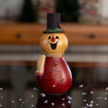 Joel Miniature Snowman Gourd at Meadowbrooke Gourds. 