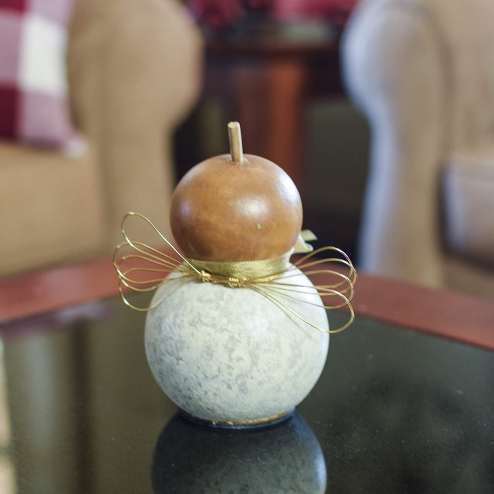 Julia Miniature Angel Gourd - Back View at Meadowbrooke Gourds. 