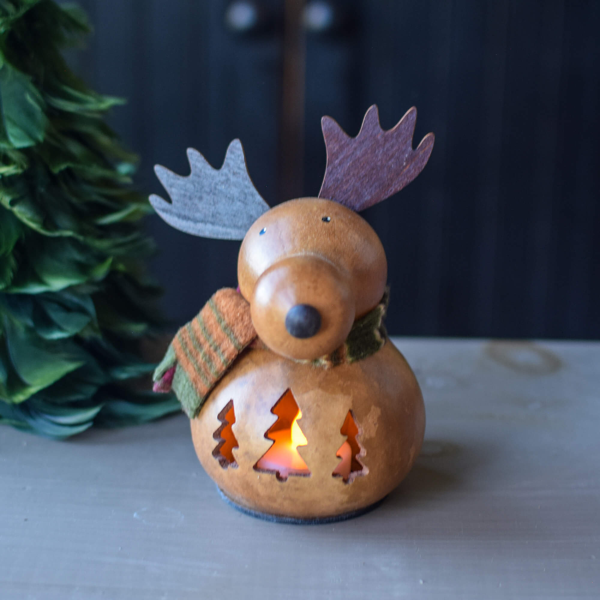 Miles Moose Miniature Gourd at Meadowbrooke Gourds. 
