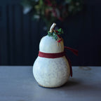 Olwen Gourd Owl - Back View at Meadowbrooke Gourds. 