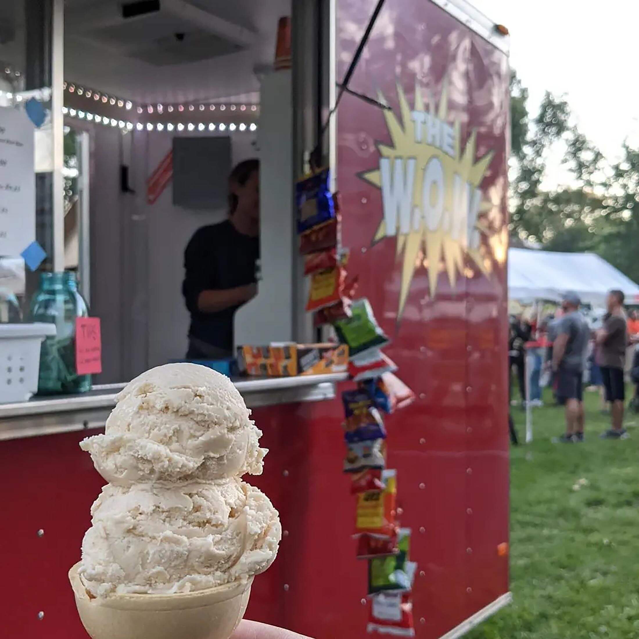 Ice cream cone at Summer Celebration at Meadowbrooke Gourds