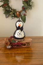 Parkin Penguin Gourd at Meadowbrooke Gourds. 