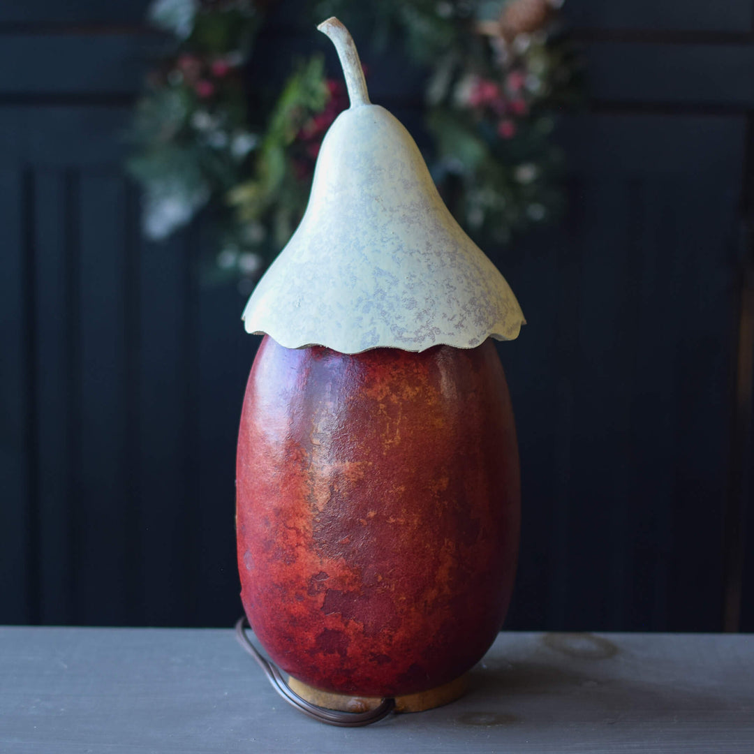 Winchester Cottage Gourd Back View at Meadowbrooke Gourds. 