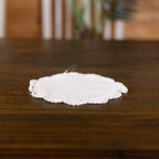 Mystery boo bag decor item, white doily. 