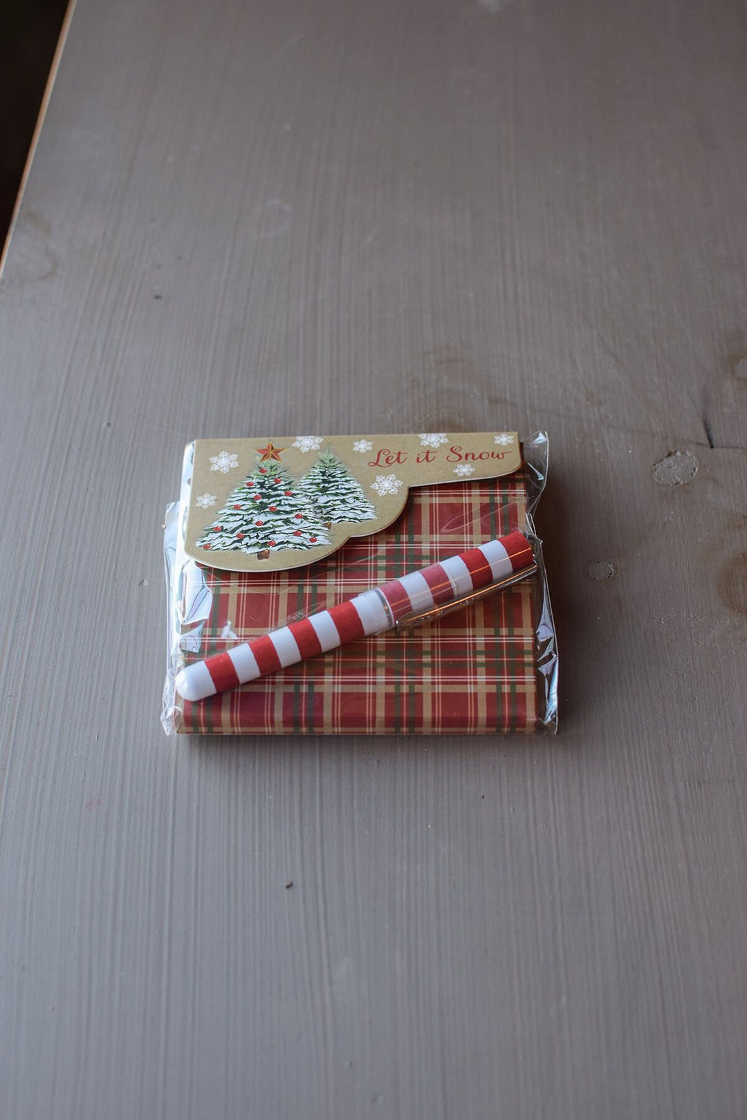 Small winter notepad