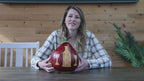 Large wine silhouette luminary gourd video