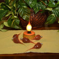 Decorative light bulbs and a base