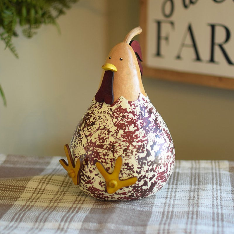 Hattie the hen gourd at Meadowbrooke Gourds