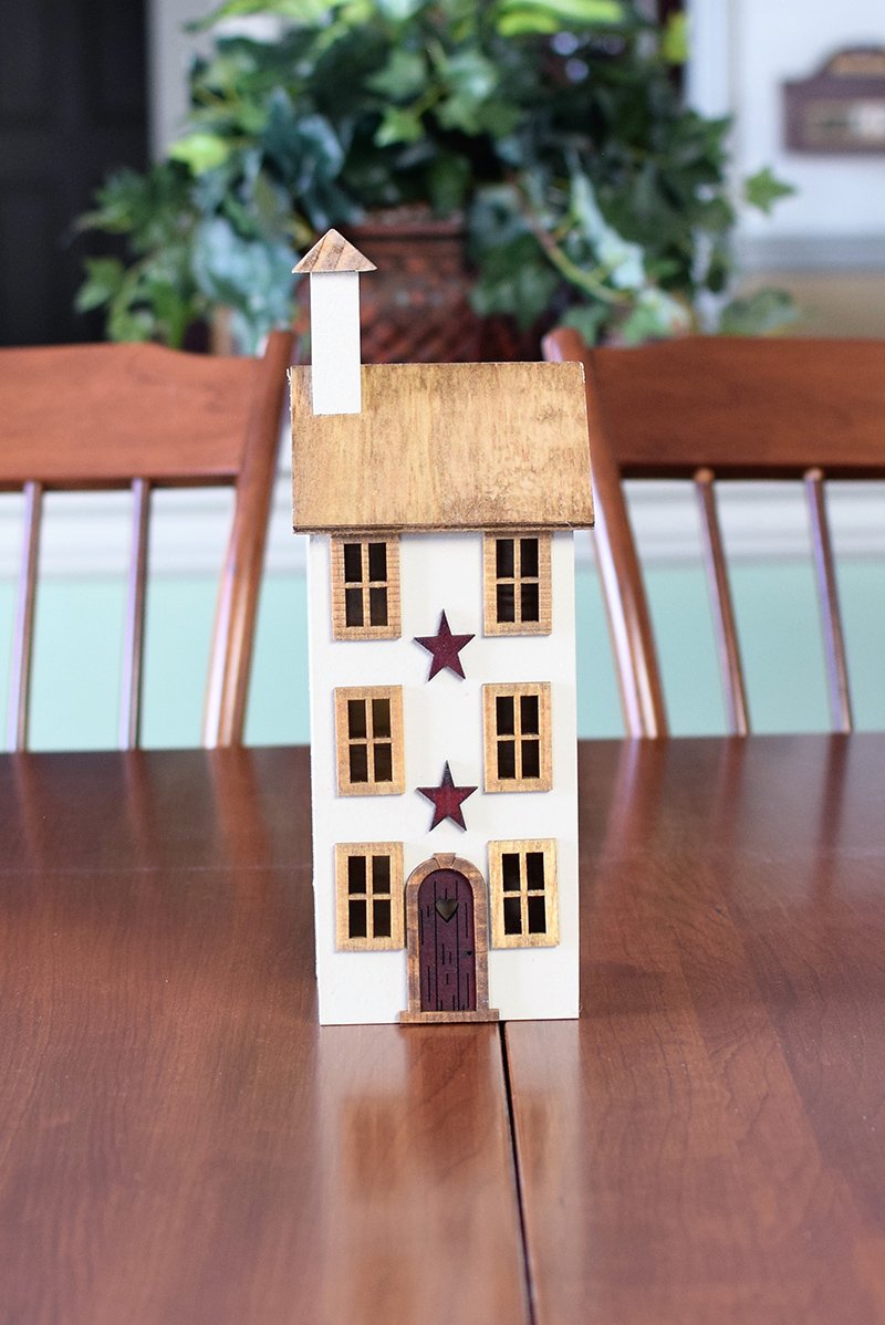 Six window wooden house