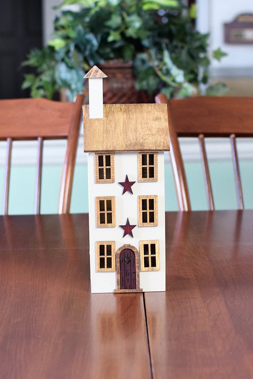 Six window wooden house